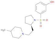 Phenol, 3-[[(2R)-2-[2-(4-methyl-1-piperidinyl)ethyl]-1-pyrrolidinyl]sulfonyl]-