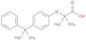 2-methyl-2-[4-(1-methyl-1-phenylethyl)phenoxy]propanoic acid