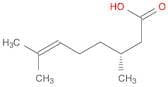 6-Octenoic acid, 3,7-dimethyl-, (3R)-