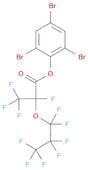 Propanoic acid, 2,3,3,3-tetrafluoro-2-(1,1,2,2,3,3,3-heptafluoropropoxy)-, 2,4,6-tribromophenyl es…