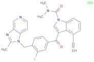1H-Indole-1-carboxamide, 4-ethynyl-3-[3-fluoro-4-[(2-methyl-1H-imidazo[4,5-c]pyridin-1-yl)methyl]b…