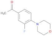 Ethanone, 1-[3-fluoro-4-(4-morpholinyl)phenyl]-