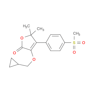 2(5H)-Furanone, 3-(cyclopropylmethoxy)-5,5-dimethyl-4-[4-(methylsulfonyl)phenyl]-
