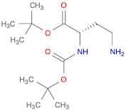 Butanoic acid, 4-amino-2-[[(1,1-dimethylethoxy)carbonyl]amino]-, 1,1-dimethylethyl ester, (2S)-