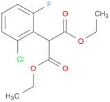 Propanedioic acid, 2-(2-chloro-6-fluorophenyl)-, 1,3-diethyl ester