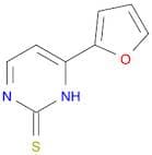 2(1H)-Pyrimidinethione, 6-(2-furanyl)-