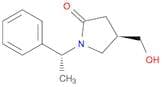 2-Pyrrolidinone, 4-(hydroxymethyl)-1-[(1R)-1-phenylethyl]-, (4R)-