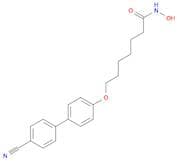 7-((4'-Cyano-[1,1'-biphenyl]-4-yl)oxy)-N-hydroxyheptanamide