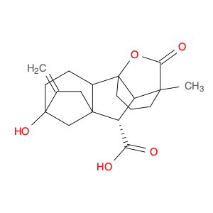 Gibbane-1,10-dicarboxylic acid, 4a,7-dihydroxy-1-methyl-8-methylene-, 1,4a-lactone, (1α,4aα,4bβ,10…