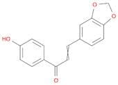 3-(Benzo[d][1,3]dioxol-5-yl)-1-(4-hydroxyphenyl)prop-2-en-1-one