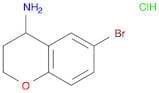 6-bromo-3,4-dihydro-2H-1-benzopyran-4-amine hydrochloride