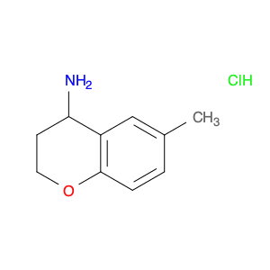 2H-1-Benzopyran-4-amine, 3,4-dihydro-6-methyl-, hydrochloride (1:1)