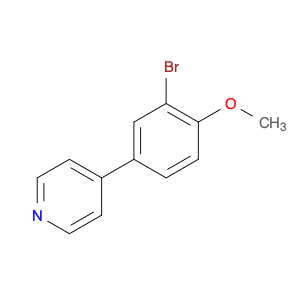 Pyridine, 4-(3-bromo-4-methoxyphenyl)-