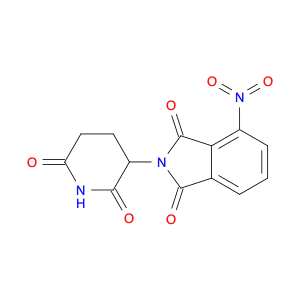 1H-​Isoindole-​1,​3(2H)​-​dione, 2-​(2,​6-​dioxo-​3-​piperidinyl)​-​4-​nitro-