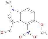 1H-Indole-3-carboxaldehyde, 5-methoxy-1-methyl-4-nitro-