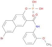 2-Naphthalenecarboxamide, 7-bromo-N-(2-methoxyphenyl)-3-(phosphonooxy)-