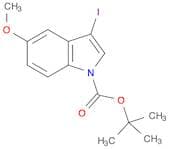 1H-Indole-1-carboxylic acid, 3-iodo-5-methoxy-, 1,1-dimethylethyl ester