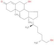(7R,8S,9S,10R,13R,14S,17R)-7-Hydroxy-17-((2R)-7-hydroxy-6-methylheptan-2-yl)-10,13-dimethyl-6,7,8,…