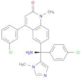 2(1H)-Quinolinone, 6-[(R)-amino(4-chlorophenyl)(1-methyl-1H-imidazol-5-yl)methyl]-4-(3-chloropheny…