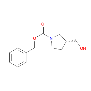 1-Pyrrolidinecarboxylic acid, 3-(hydroxymethyl)-, phenylmethyl ester, (3R)-