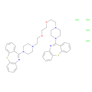 1,2-bis(2-(4-(Dibenzo[b,f][1,4]thiazepin-11-yl)piperazin-1-yl)ethoxy)ethane tetrahydrochloride