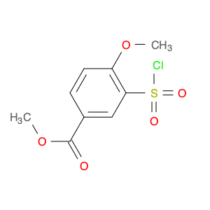 Benzoic acid, 3-(chlorosulfonyl)-4-methoxy-, methyl ester