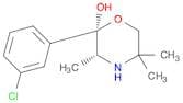2-Morpholinol, 2-(3-chlorophenyl)-3,5,5-trimethyl-, (2R,3R)-
