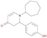 4(1H)-Pyridinone, 1-cycloheptyl-2,3-dihydro-2-(4-hydroxyphenyl)-