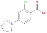 2-Chloro-4-(1-pyrrolidinyl)benzenecarboxylic acid