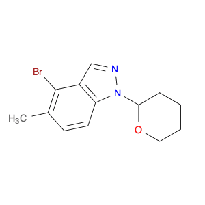 1H-Indazole, 4-bromo-5-methyl-1-(tetrahydro-2H-pyran-2-yl)-