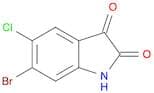1H-Indole-2,3-dione, 6-bromo-5-chloro-