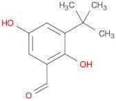 Benzaldehyde, 3-(1,1-dimethylethyl)-2,5-dihydroxy-