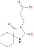 3-(2,4-Dioxo-1,3-diazaspiro[4.5]decan-3-yl)propanoic acid
