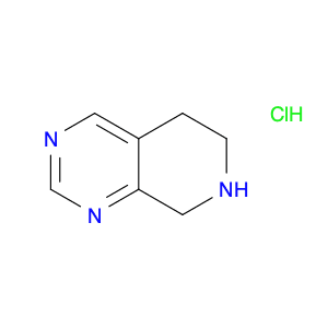 Pyrido[3,4-d]pyrimidine, 5,6,7,8-tetrahydro-, hydrochloride (1:1)