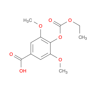 4-[(Ethoxycarbonyl)oxy]-3,5-dimethoxybenzoic acid