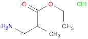 Propanoic acid, 3-amino-2-methyl-, ethyl ester, hydrochloride (1:1)