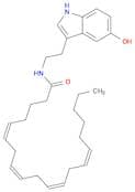 5,8,11,14-Eicosatetraenamide, N-[2-(5-hydroxy-1H-indol-3-yl)ethyl]-, (5Z,8Z,11Z,14Z)-