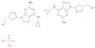2-CYCLOPENTENE-1-METHANOL, 4-[2-AMINO-6-(CYCLOPROPYLAMINO)-9H-PURIN-9-YL]-, (1S,4R)-, SULFATE (2:1)