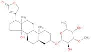 Card-20(22)-enolide, 3-[(6-deoxy-3-O-methyl-β-D-galactopyranosyl)oxy]-14-hydroxy-, (3β,5β)-