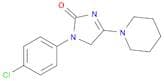 2H-Imidazol-2-one, 1-(4-chlorophenyl)-1,5-dihydro-4-(1-piperidinyl)-