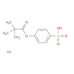 Propanoic acid, 2,2-dimethyl-, 4-sulfophenyl ester, sodium salt (1:1)
