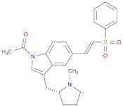 Ethanone, 1-[3-[[(2r)-1-methyl-2-pyrrolidinyl]methyl]-5-[(1e)-2-(phenylsulfonyl)ethenyl]-1h-indol-…