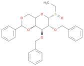 α-D-Mannopyranose, 1-deoxy-1-(ethylsulfinyl)-2,3-bis-O-(phenylmethyl)-4,6-O-[(R)-phenylmethylene]-