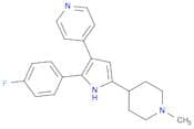 4-[2-(4-fluorophenyl)-5-(1-methylpiperidin-4-yl)-1H-pyrrol-3-yl]pyridine