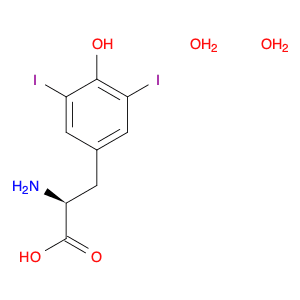 2-Amino-3-(4-hydroxy-3,5-diiodophenyl)propanoic acid hydrate