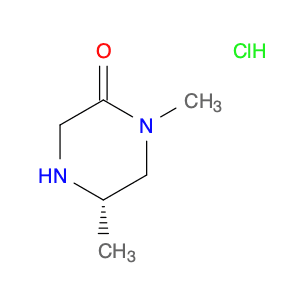 2-Piperazinone, 1,5-dimethyl-, hydrochloride (1:1), (5S)-
