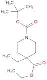 1,4-Piperidinedicarboxylic acid, 4-ethyl-, 1-(1,1-dimethylethyl) 4-ethyl ester