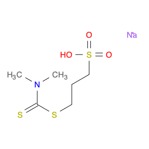 1-Propanesulfonic acid, 3-[[(dimethylamino)thioxomethyl]thio]-, sodium salt (1:1)