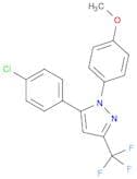1H-Pyrazole, 5-(4-chlorophenyl)-1-(4-methoxyphenyl)-3-(trifluoromethyl)-