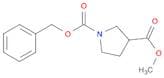 1,3-Pyrrolidinedicarboxylic acid, 3-methyl 1-(phenylmethyl) ester
